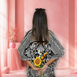 Night wear Cotton Lawn Kaftan-(Printed Random Printed Colors)