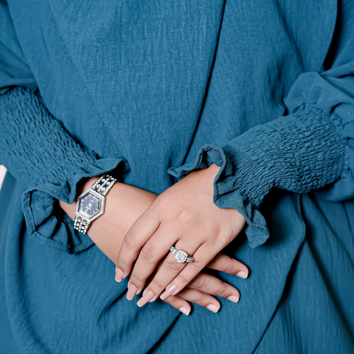 Malaysian CEY Fabric Abaya+Long Makhna- Random Colors