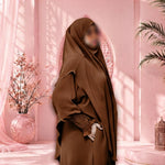 Malaysian CEY Fabric Abaya+Long Makhna- Random Colors
