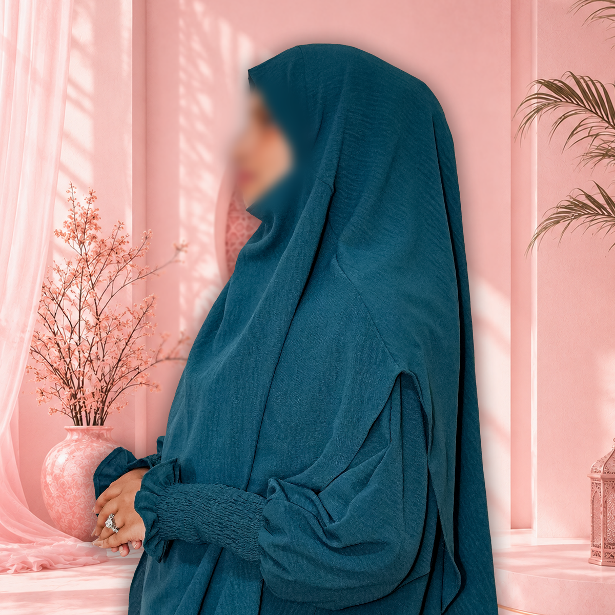 Malaysian CEY Fabric Abaya+Long Makhna- Random Colors