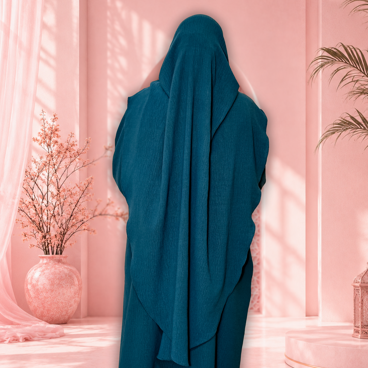 Malaysian CEY Fabric Abaya+Long Makhna- Random Colors