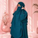 Malaysian CEY Fabric Abaya+Long Makhna- Random Colors